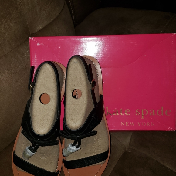 kate spade Shoes - Kate Spade NWT Black Carlita Sandal